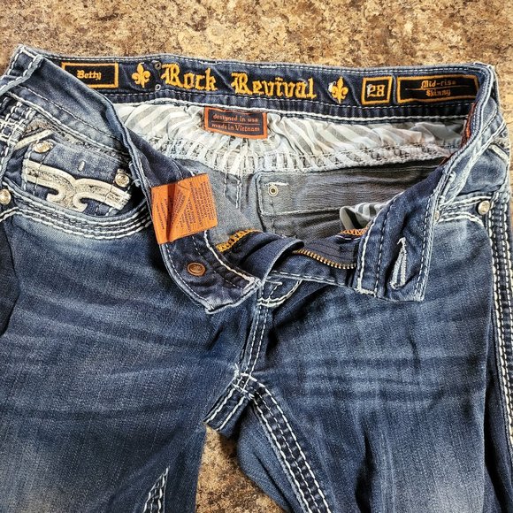 Rock Revival size 28 skinny - Picture 3 of 4